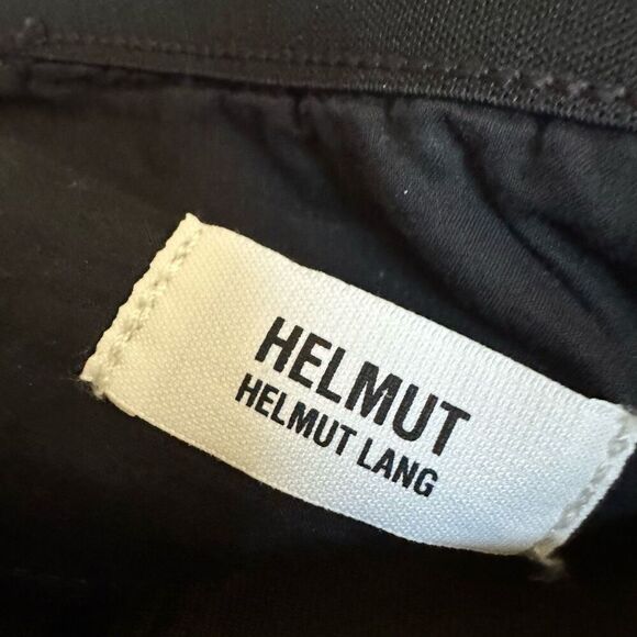 Helmut Lang Womens Coated Faux Leather Skinny Leggings pants Size 24 Green - Picture 3 of 7